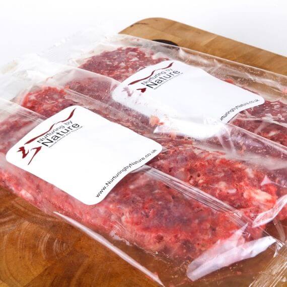 minced chicken in 500g packets.